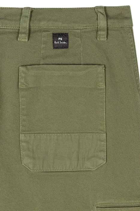 MENS BARREL FIT CHINO MILITARY GREEN 5