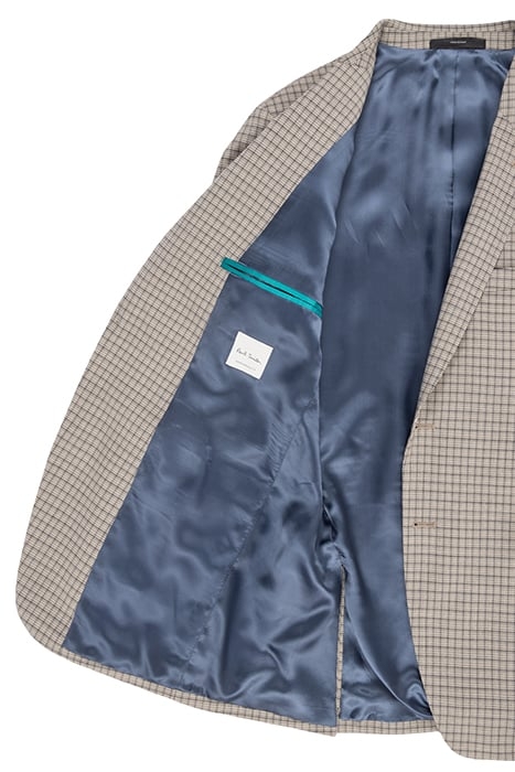 MENS SLIM FIT 2 BTN JACKET CREAM 2