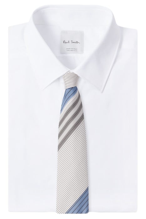 MEN TIE CLASSIC WHITE 3