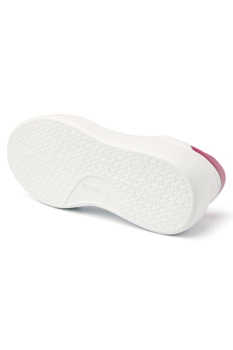 VINCE TORA (L) WHITE LEATHER - PINK 3