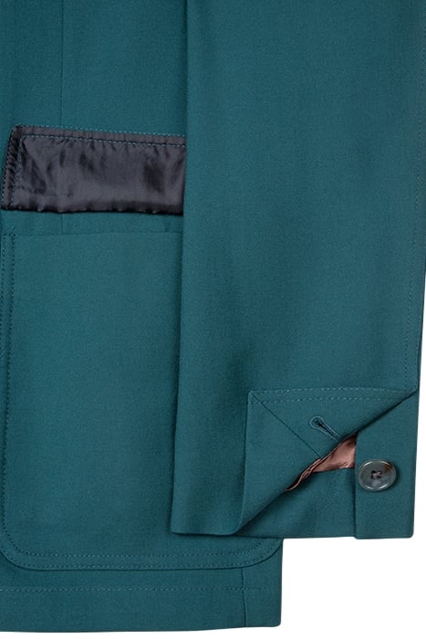 GENTS 2 BTN PATCH POCKET JACKET BOTTLE GREEN 8