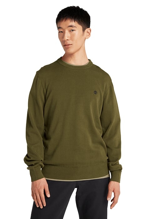 WILLIAMS RIVER COTTON YD SWEATER DARK OLIVE 1