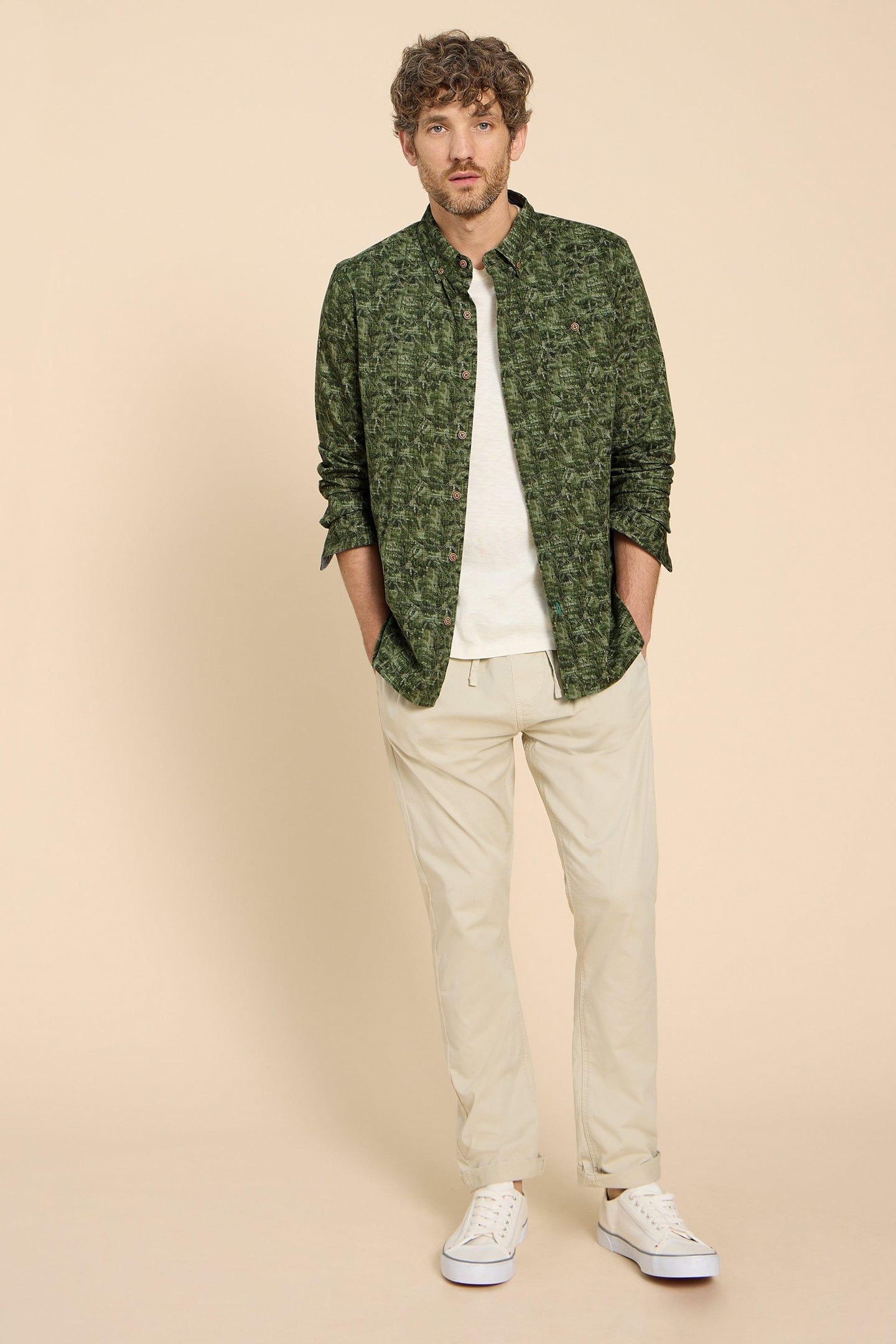 SEAWEED PRINTED SHIRT GREEN PRINT 3