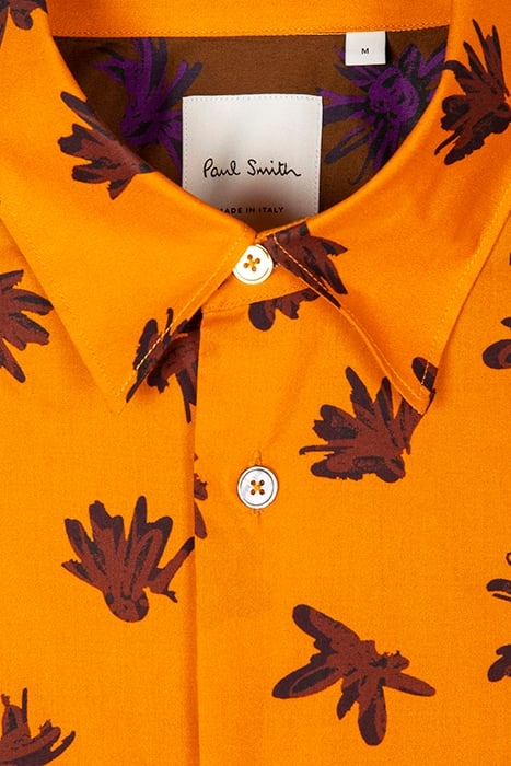 MENS S/C TAILORED FIT SHIRT ORANGE 2