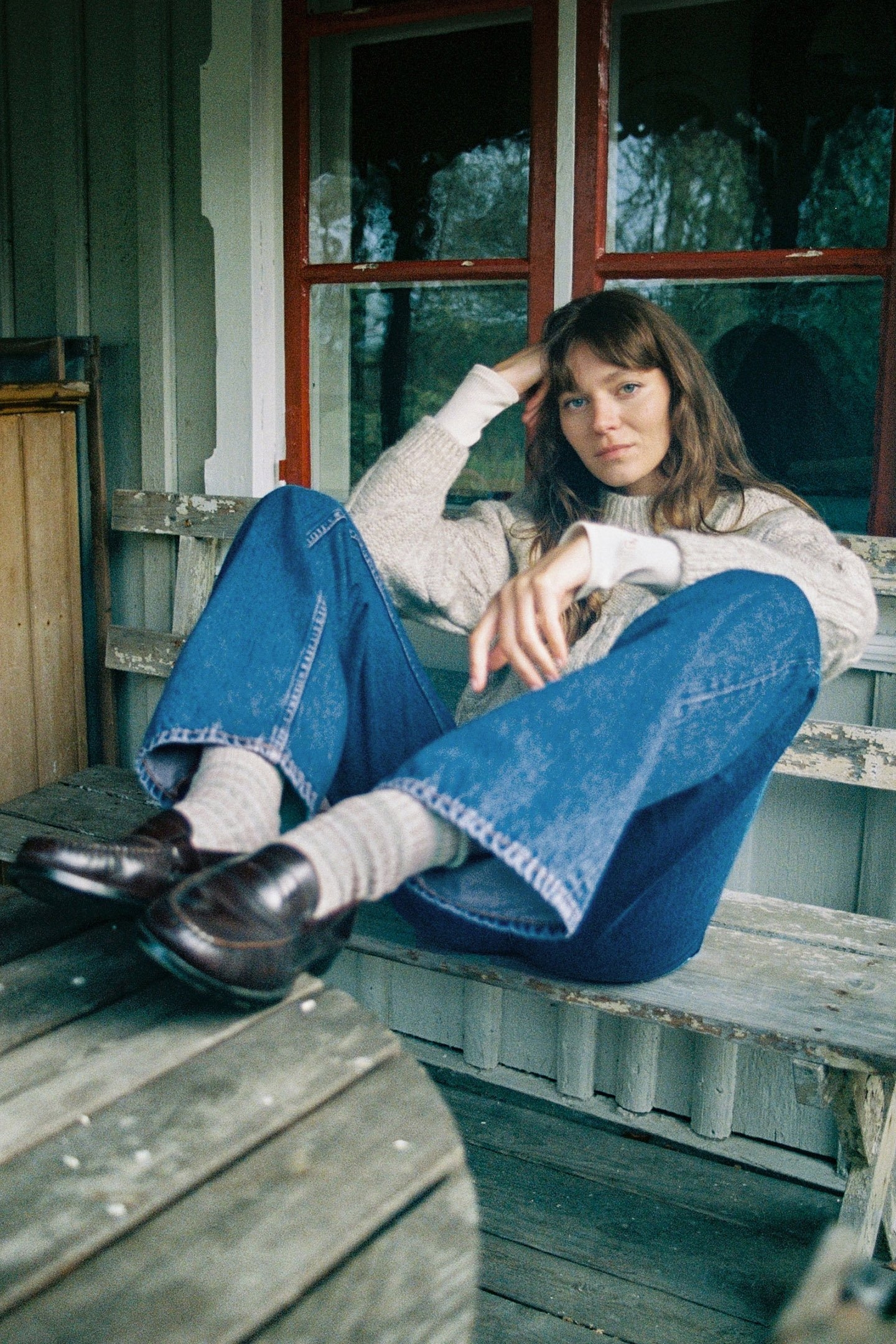 CLEAN EILEEN 90S STONE BLUE 7