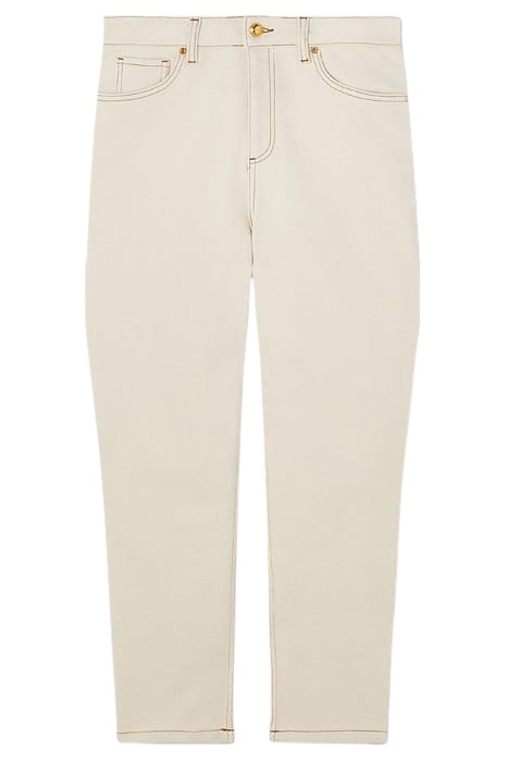 ALLIE WIDE FLARED JEANS ECRU 3