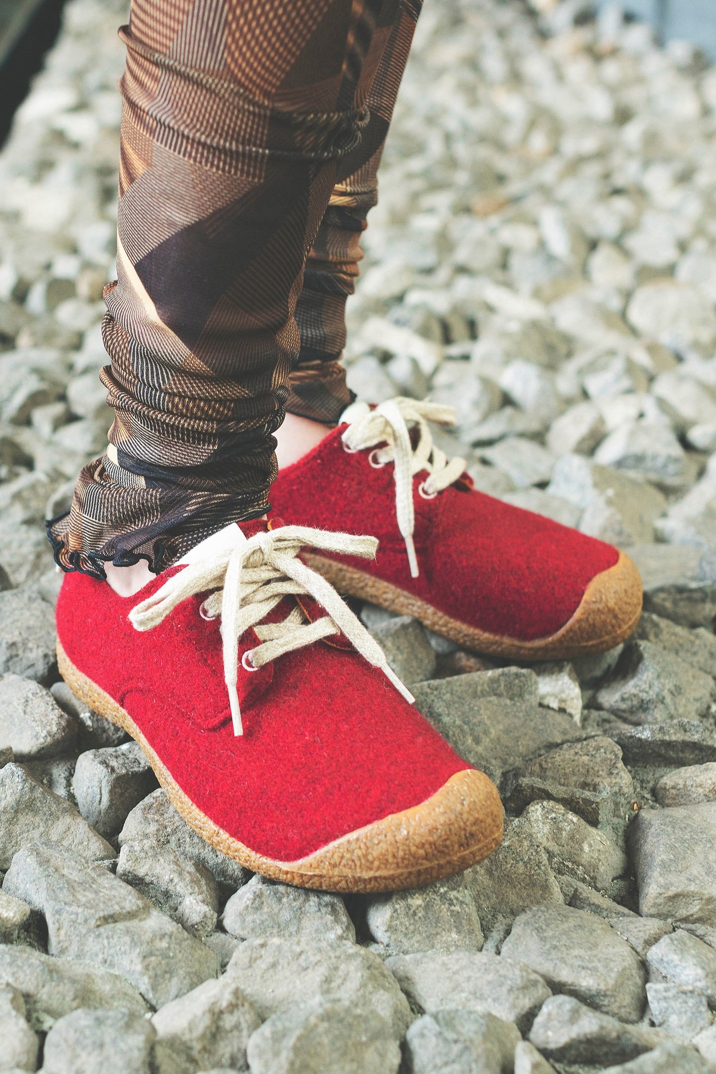 MOSEY DERBY RED FELT/BIRCH 2