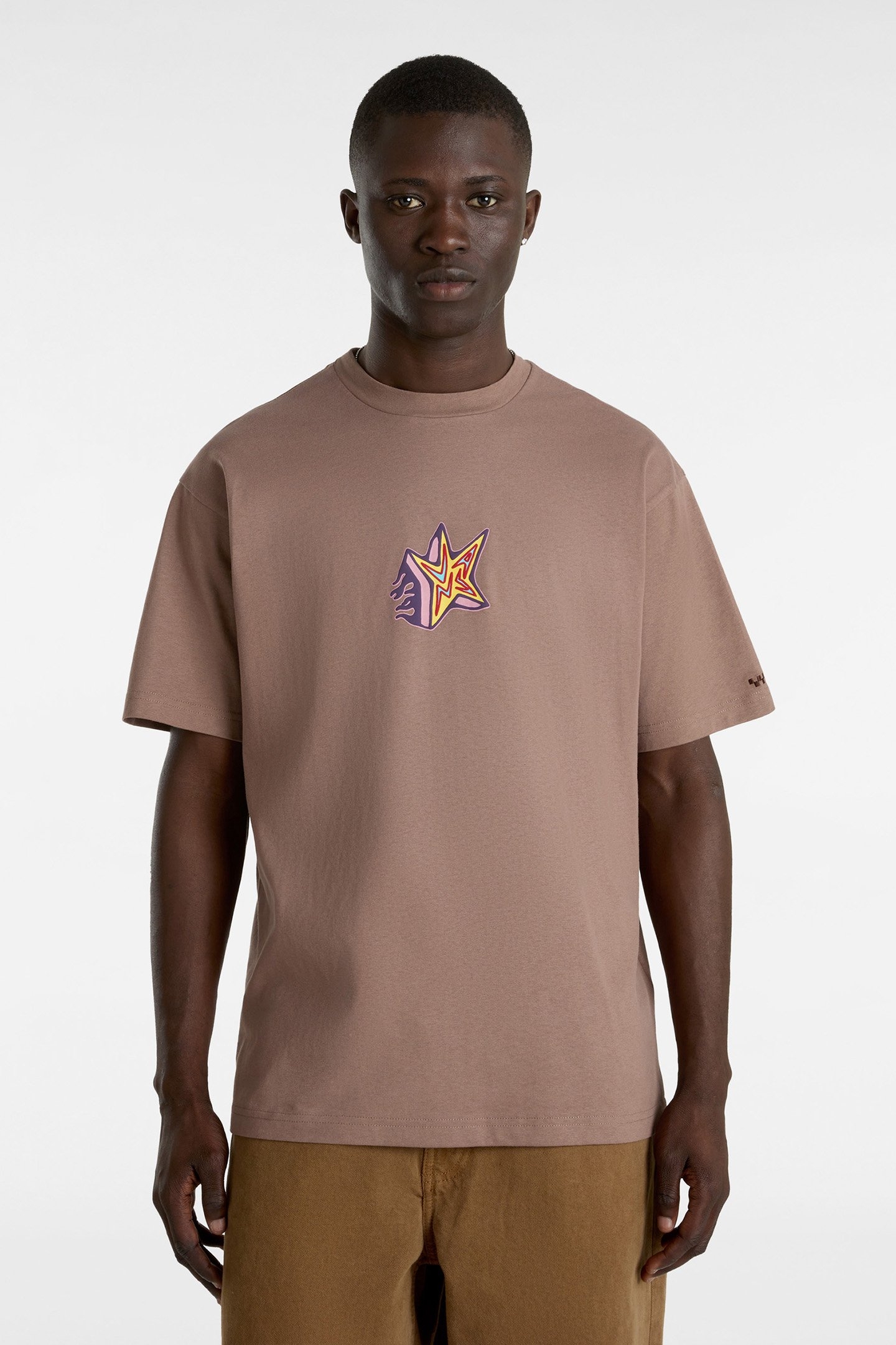 SKATE STAR SS TEE DEEP TAUPE 1