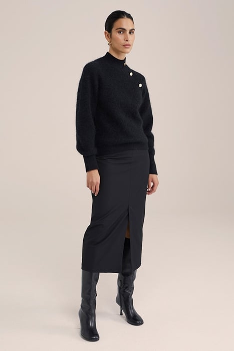 KNITTED PULLOVER BLACK 1