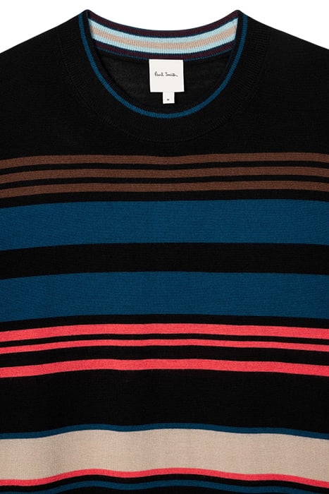 MENS SWEATER CREW NECK BLACK 2