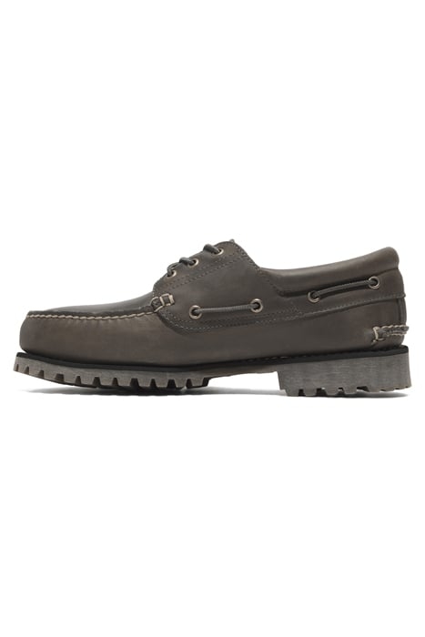 TIMBERLAND AUTHENTIC BOAT SHOE MEDIUM GREY FULL GRAIN 6