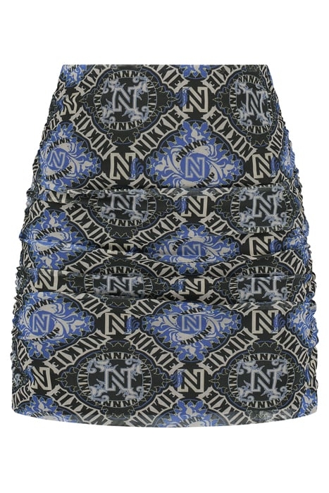 MESH SKIRT DUSTY AQUA 1