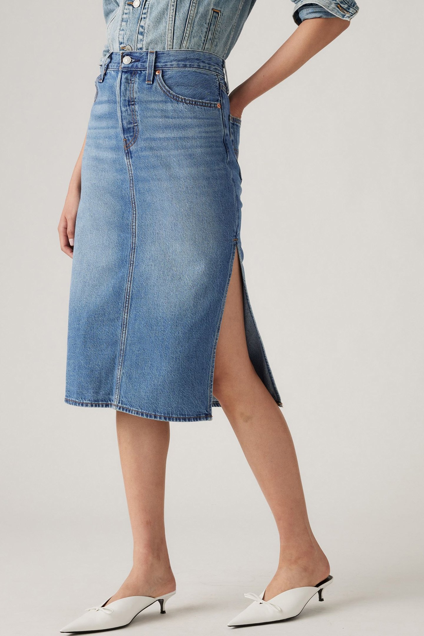 SIDE SLIT SKIRT ARTIST DIVIDED 1