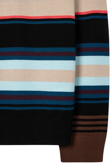 MENS SWEATER CREW NECK BLACK 3