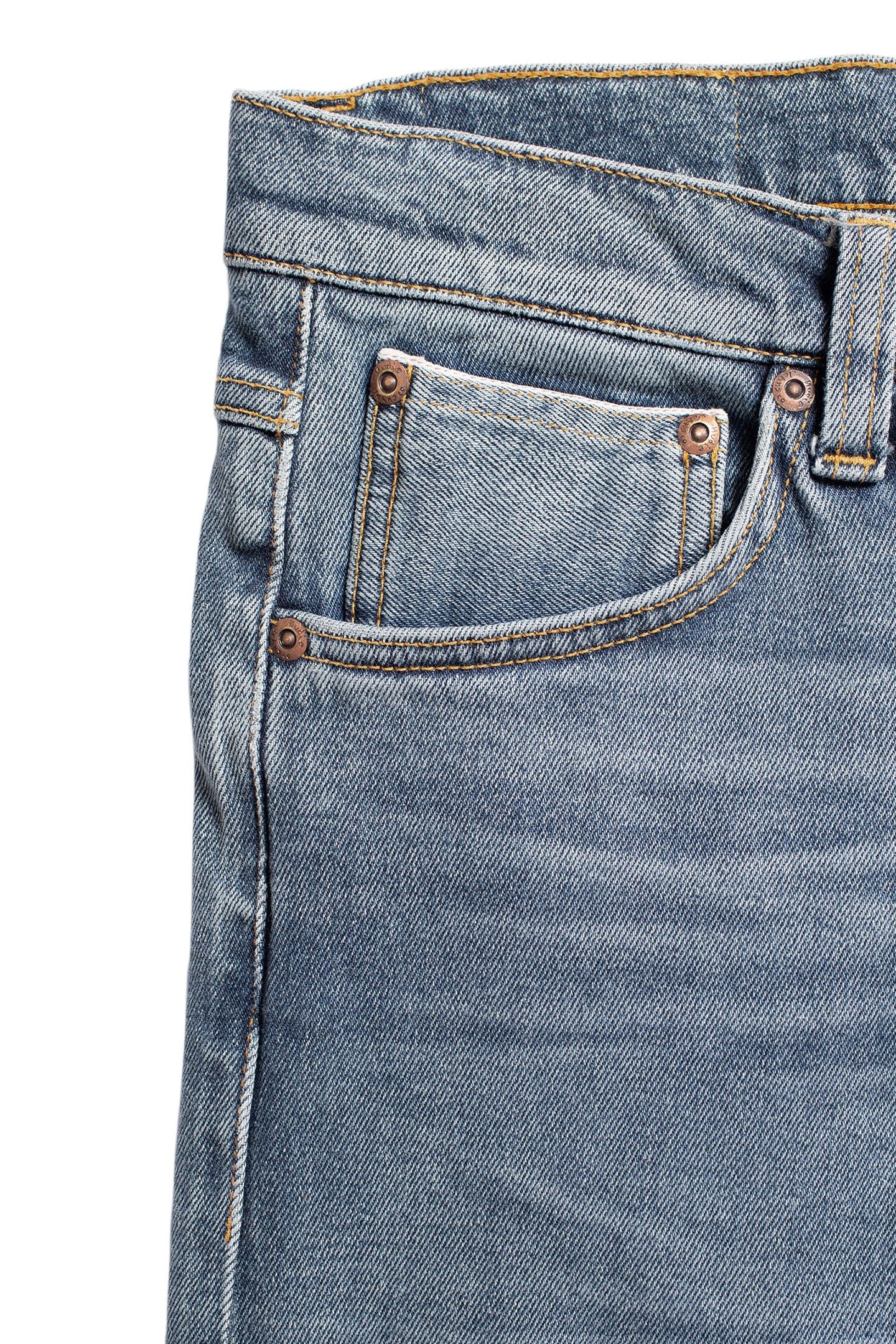 LEAN DEAN HEAVY WORN SELVAGE BLUE 4