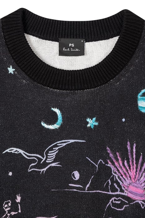 MENS SWEATER CREW NECK PRINTED 3