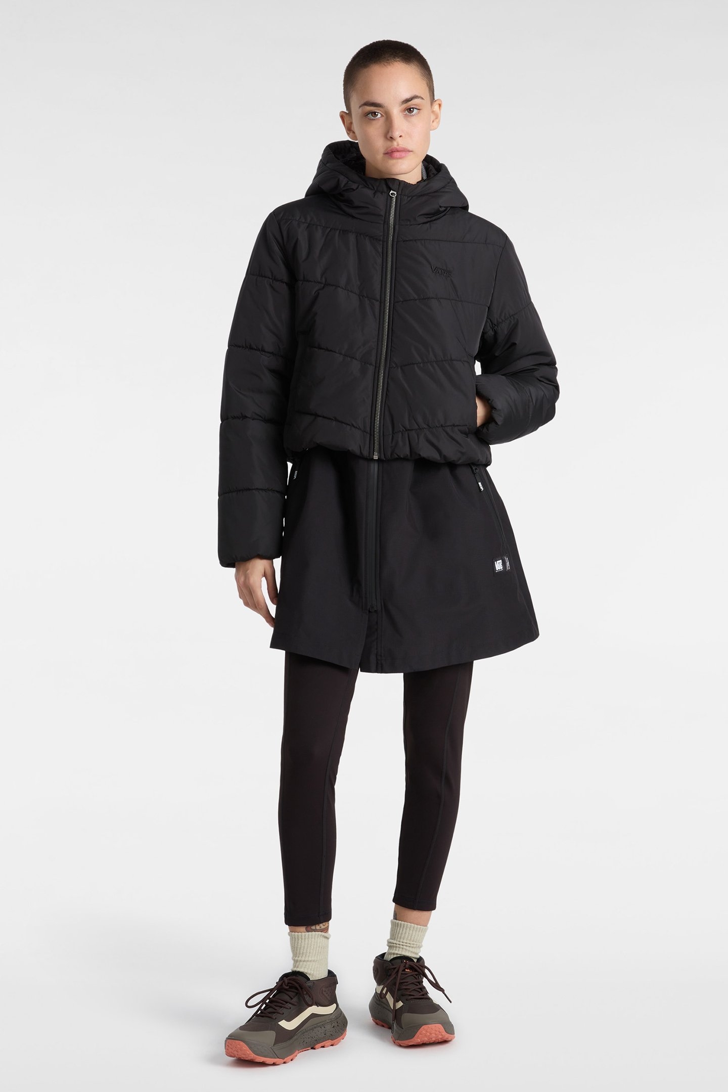 MTE FOUNDRY CROP PUFF HOOD BLACK 3