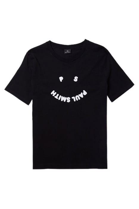 WOMENS PS HAPPY TSHIRT BLACK 1