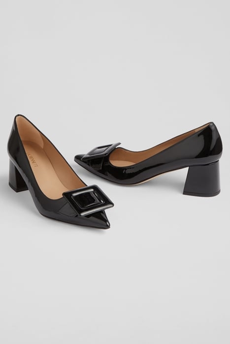 CC TIA LEATHER BUCKLE BLACK 3