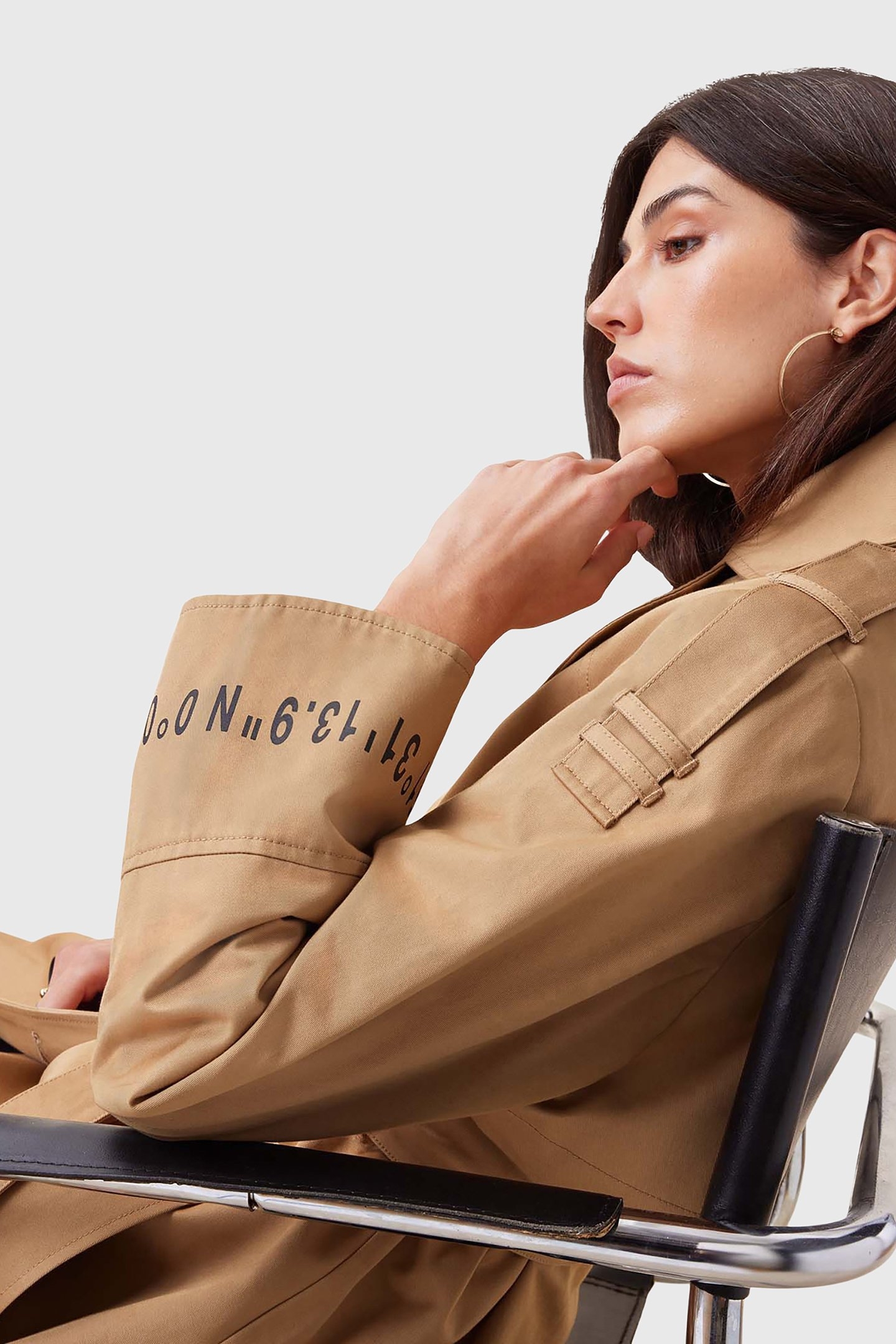 DEMMI TRENCH ICED COFFEE BROWN 7