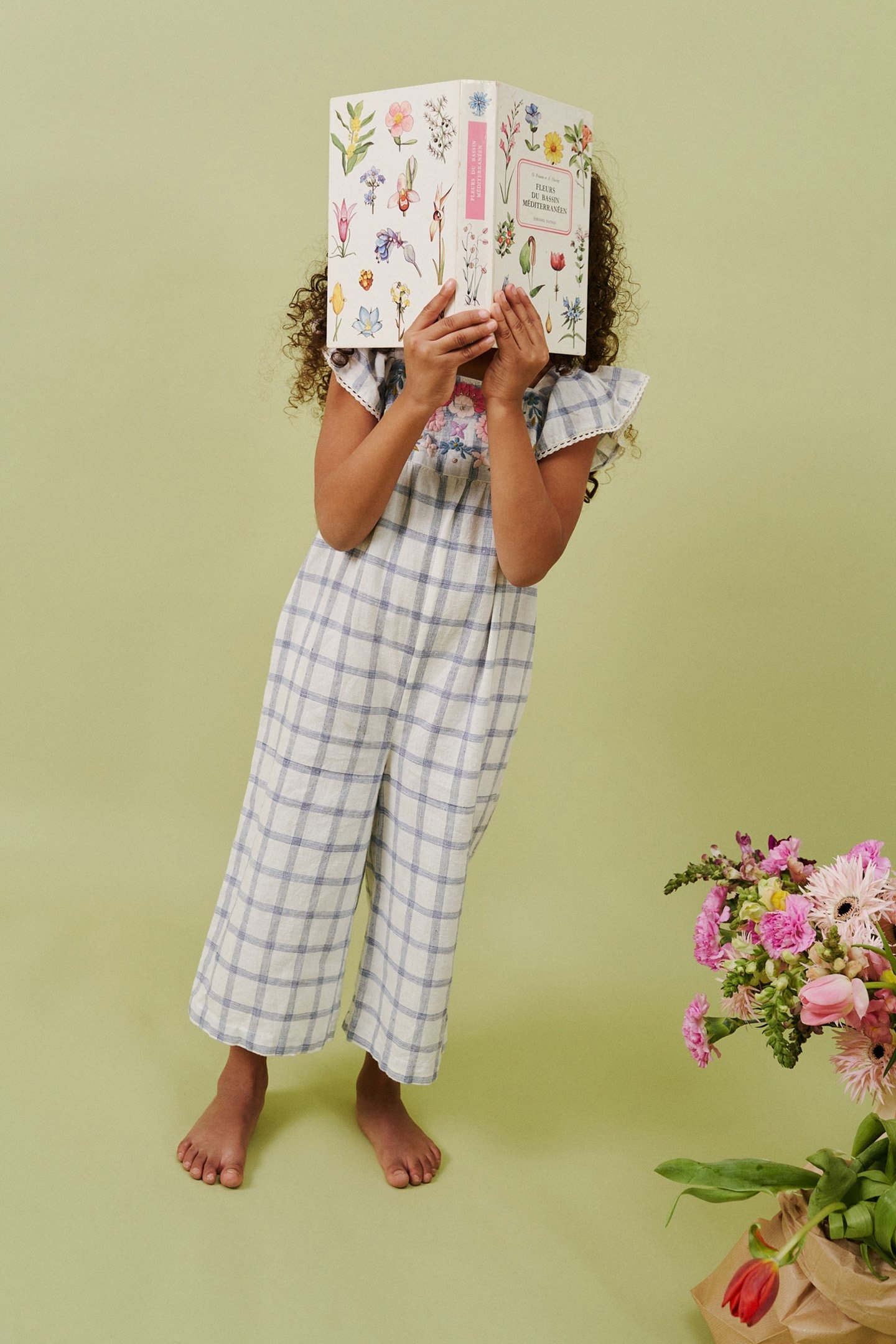 OVERALLS IRINA BLUE RIVER CHECKS 3