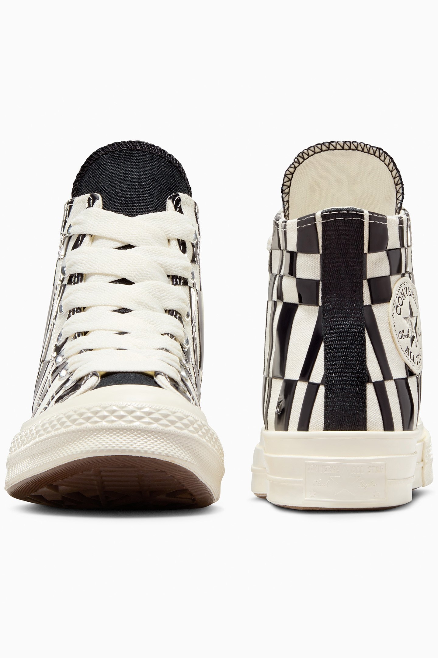 CHUCK 70 CHECKERED EGRET/BLACK/EGRET 2