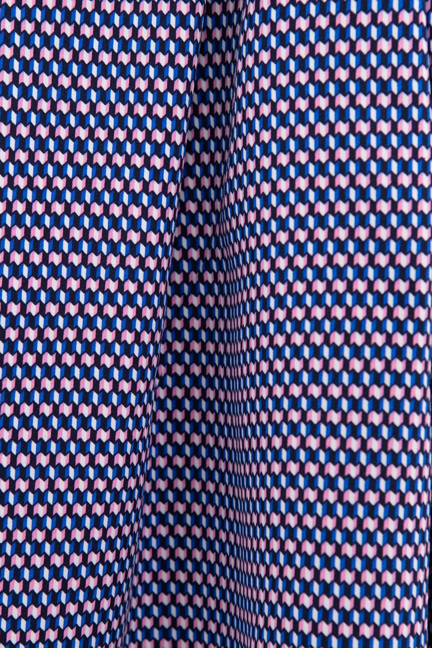 MULTICOLOUR DRESS WITH GEOMETRIC PRINT AND FANCY BOW 4