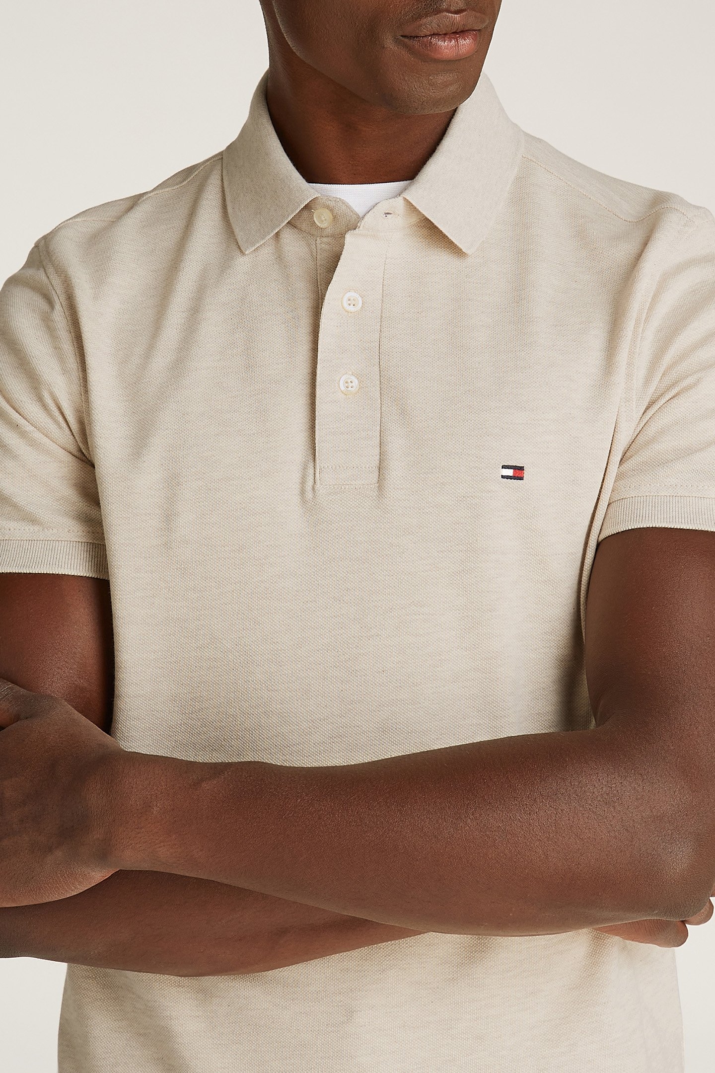 1985 SLIM FIT POLO SHIRT LIGHT BEIGE 6