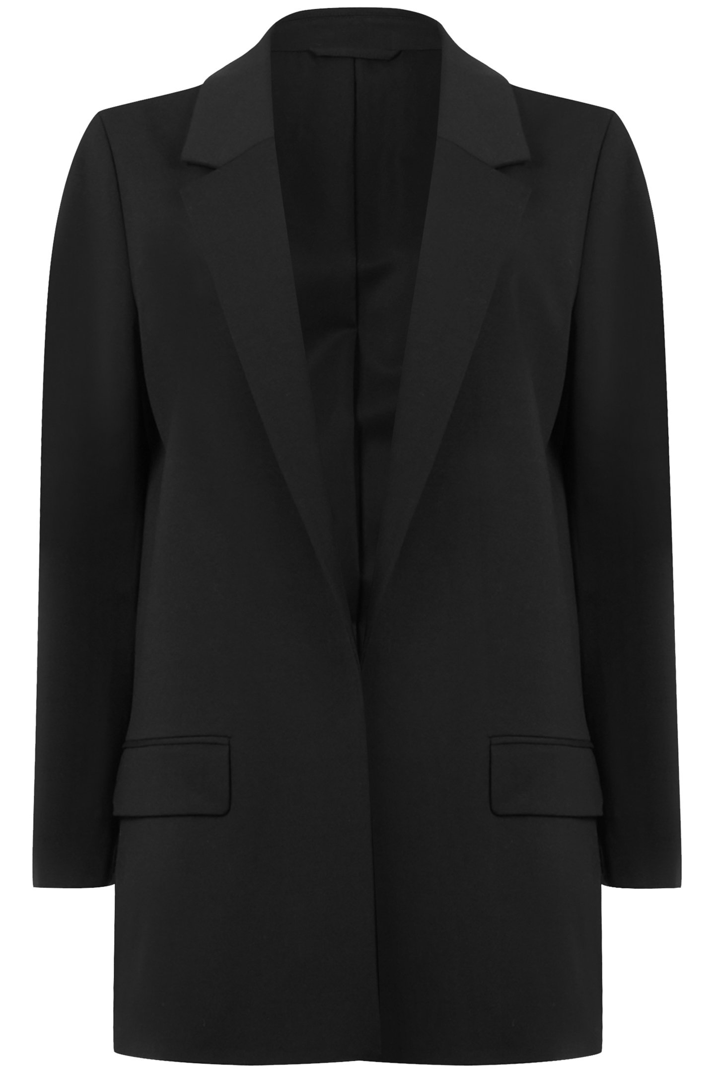 ALEIDA JERSEY BLAZER BLACK 4