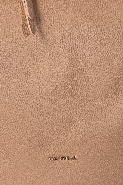 LARGE LEATHER SHOULDER BAG IN PINK 5