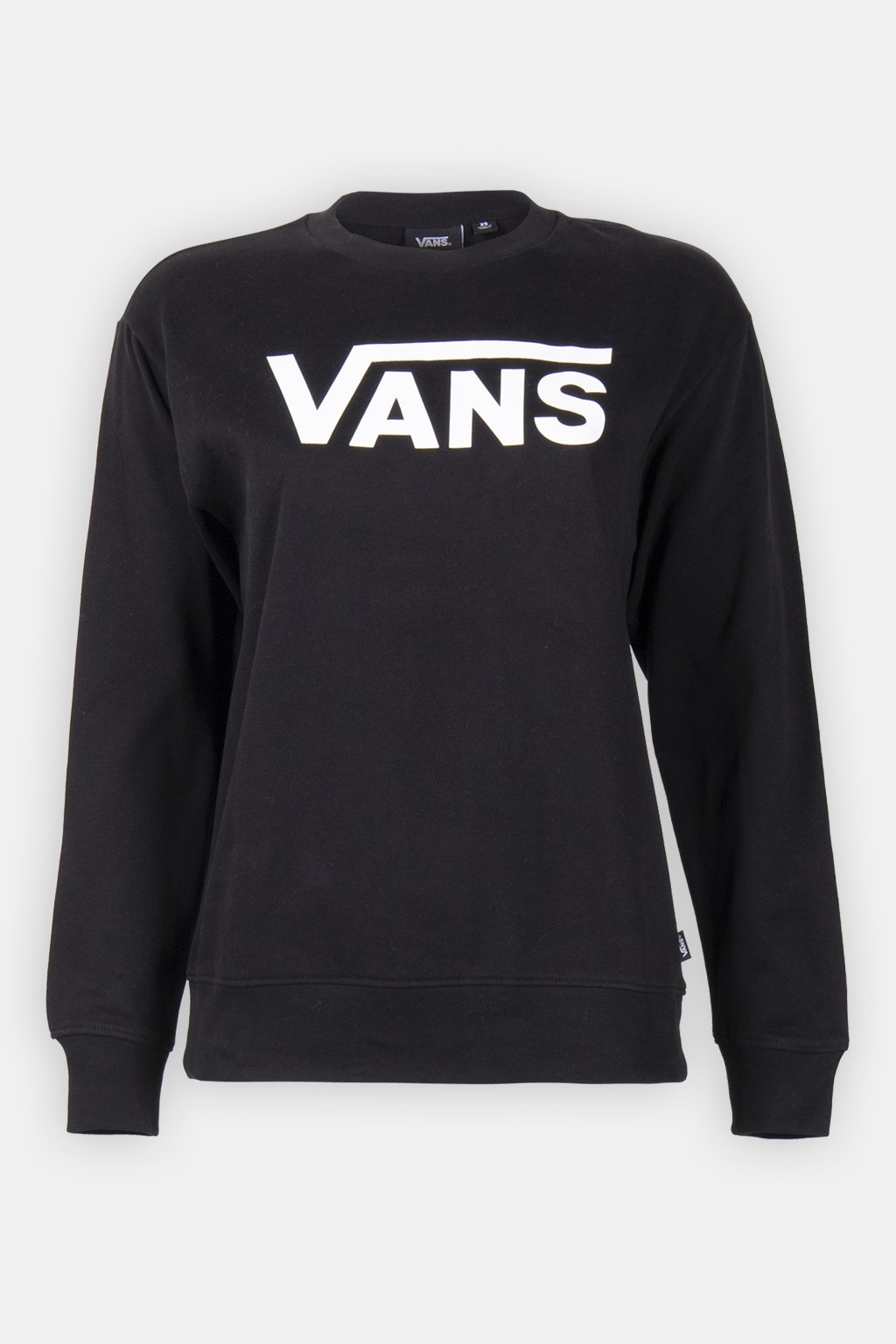 DROP V LOGO BFF CREW-B BLACK/WHITE 3