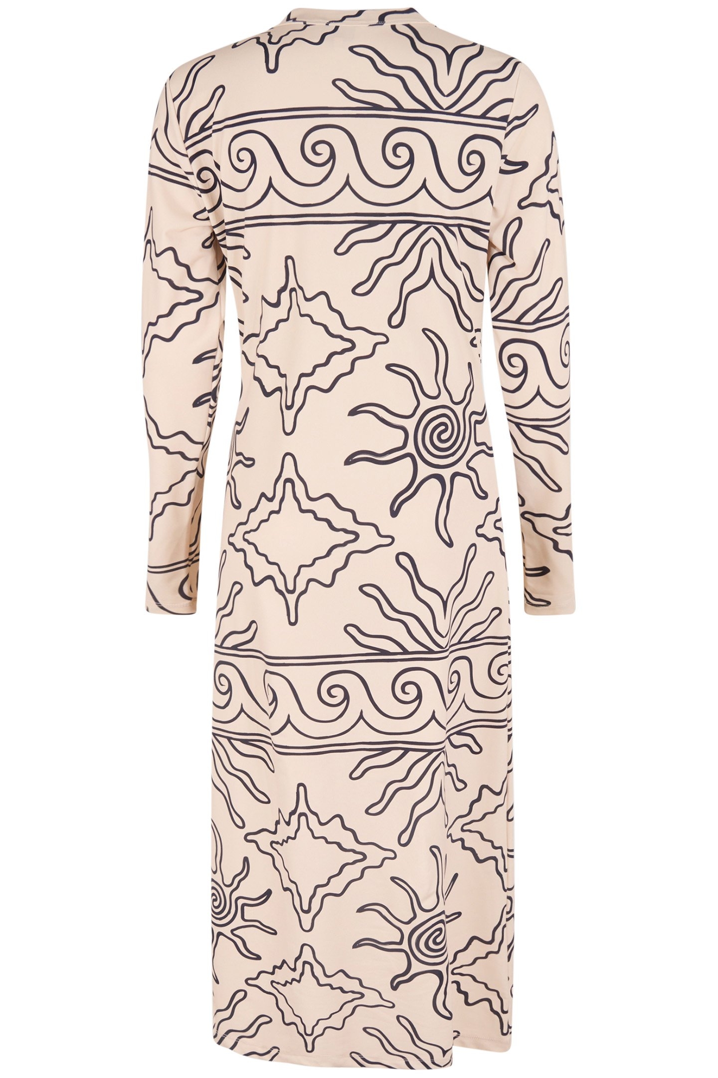 LA-SBPRINTED TRAVEL DRESS BLACK/WHITE 4