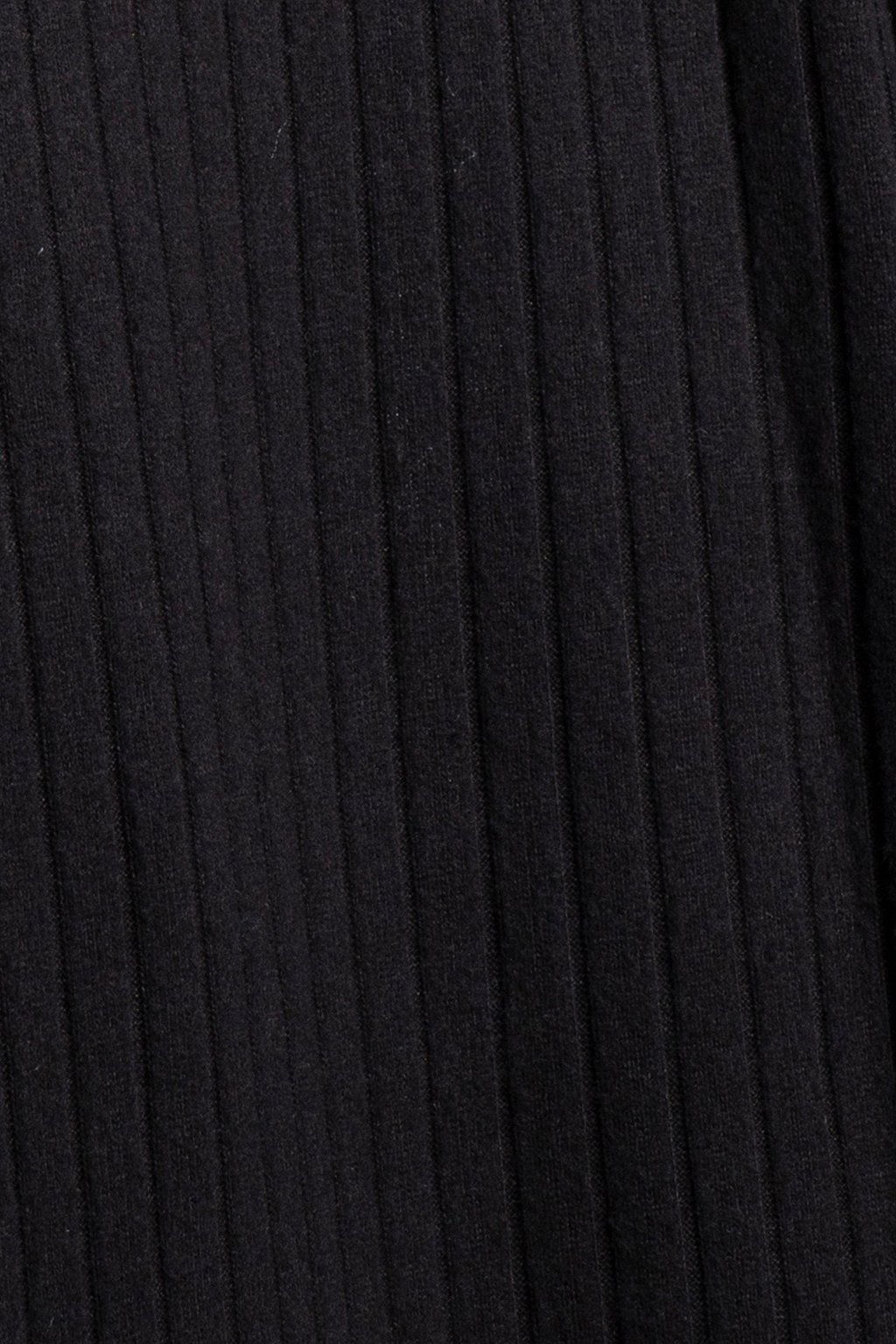 HIGH NECK RIBBED JUMPER BLACK 4