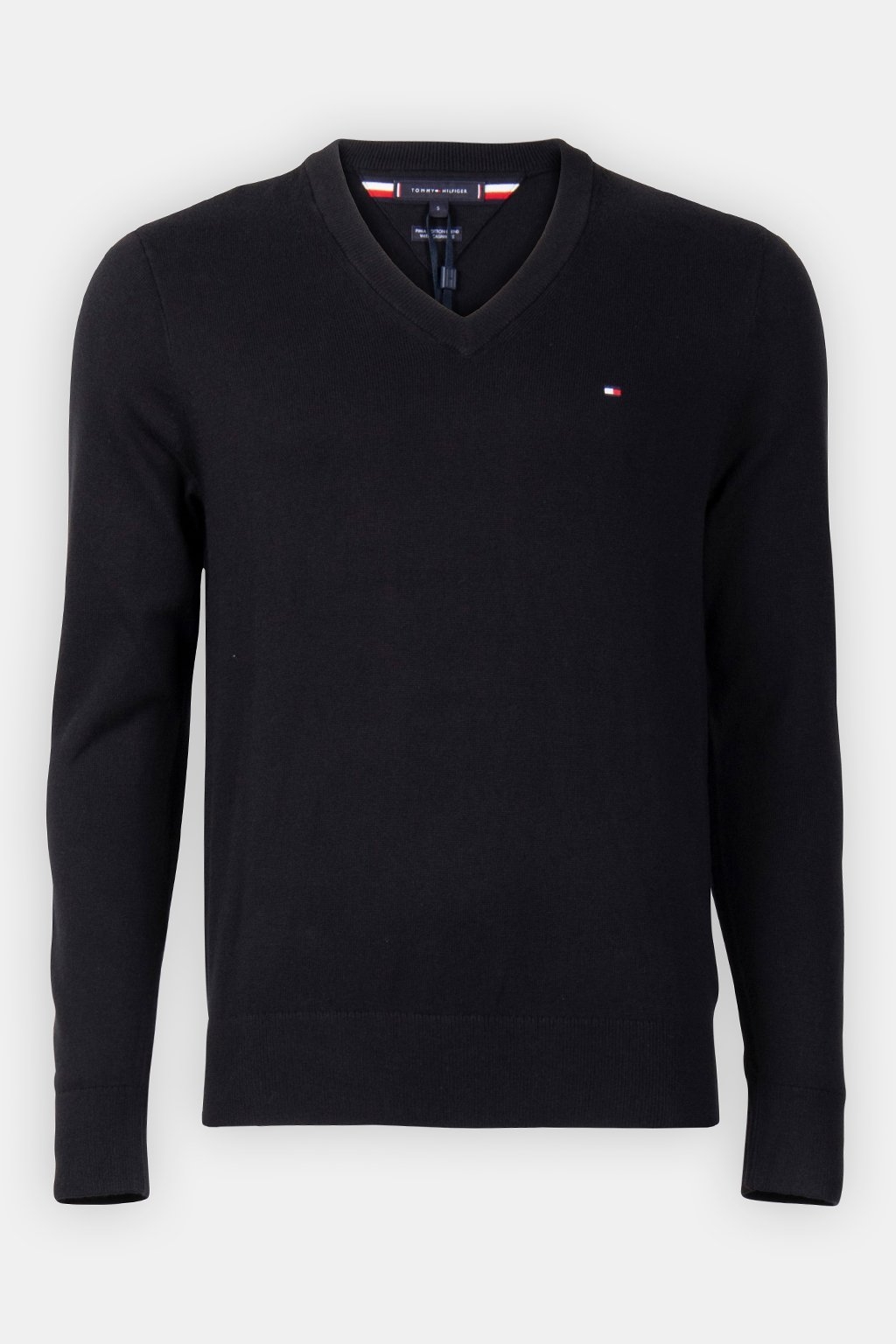REGULAR FIT SWEATER WITH STRETCH IN BLACK 3