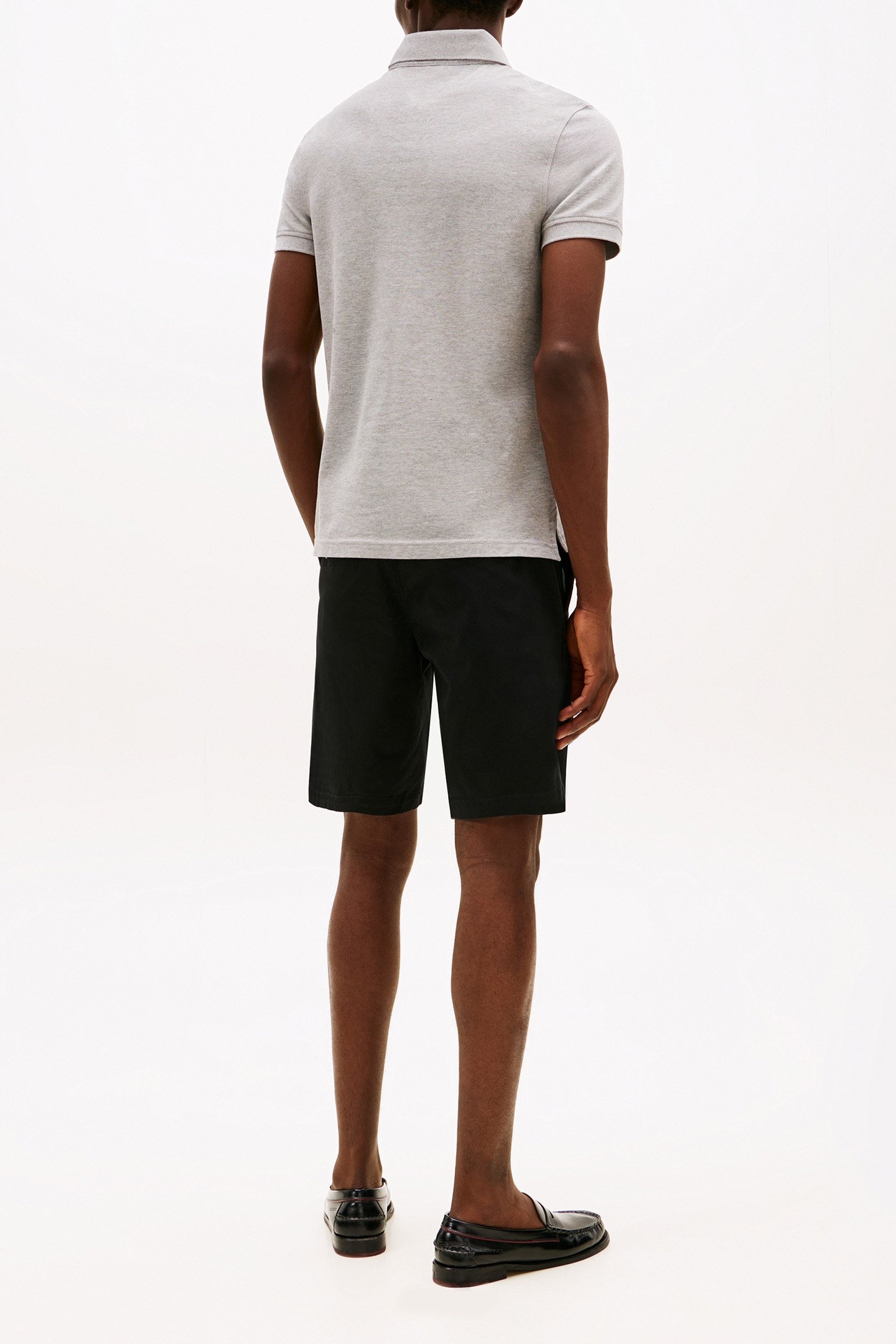 1985 SLIM FIT POLO LIGHT GREY HEATHER 3