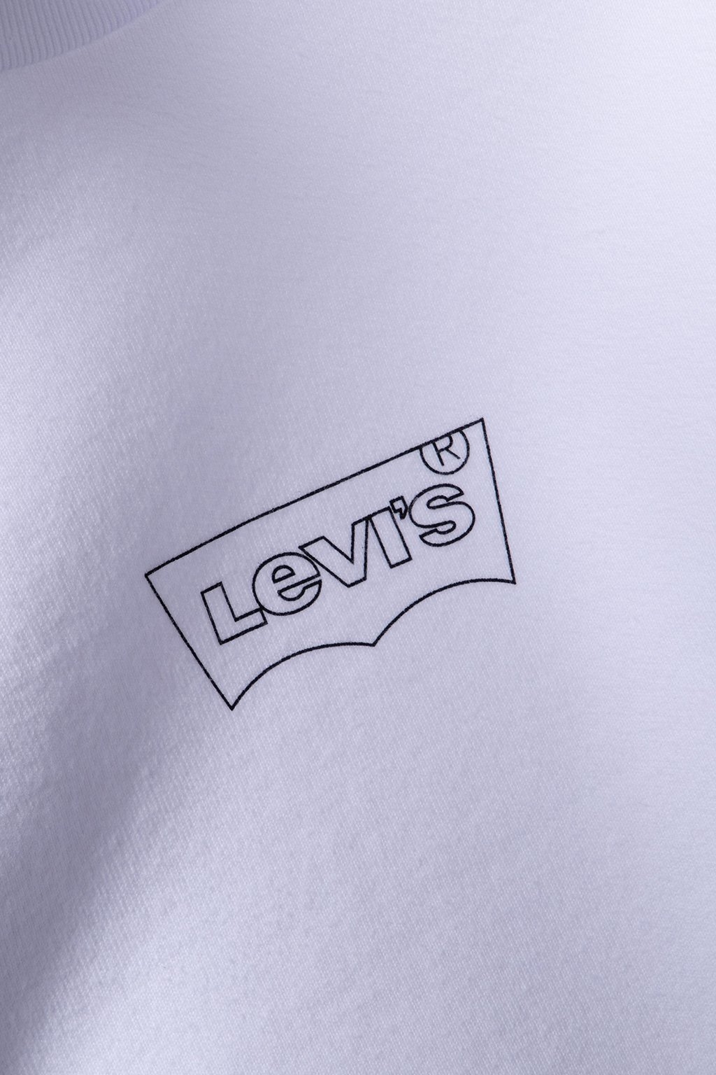 GRAPHIC SWEATSHIRT BATWING OUTLINED WHITE 4