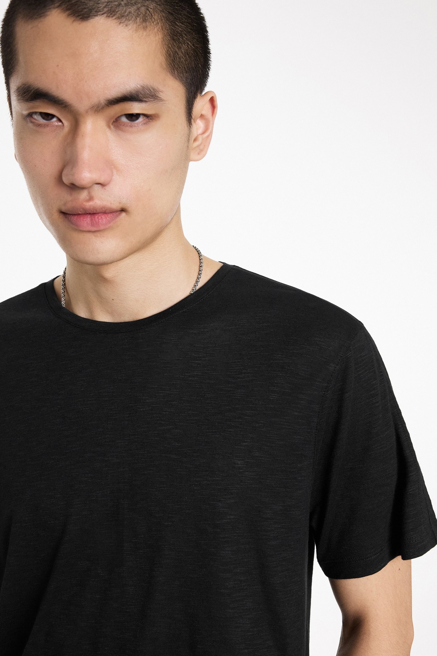 PARK REGULAR FIT SS CREW BLACK 3