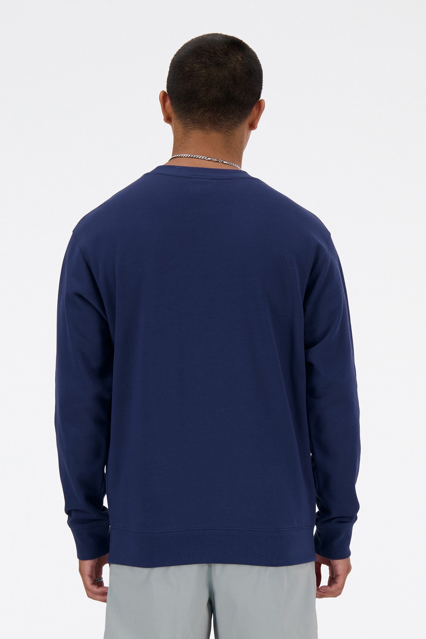 NB CREW NECK SWEATSHIRT IN NAVY 2