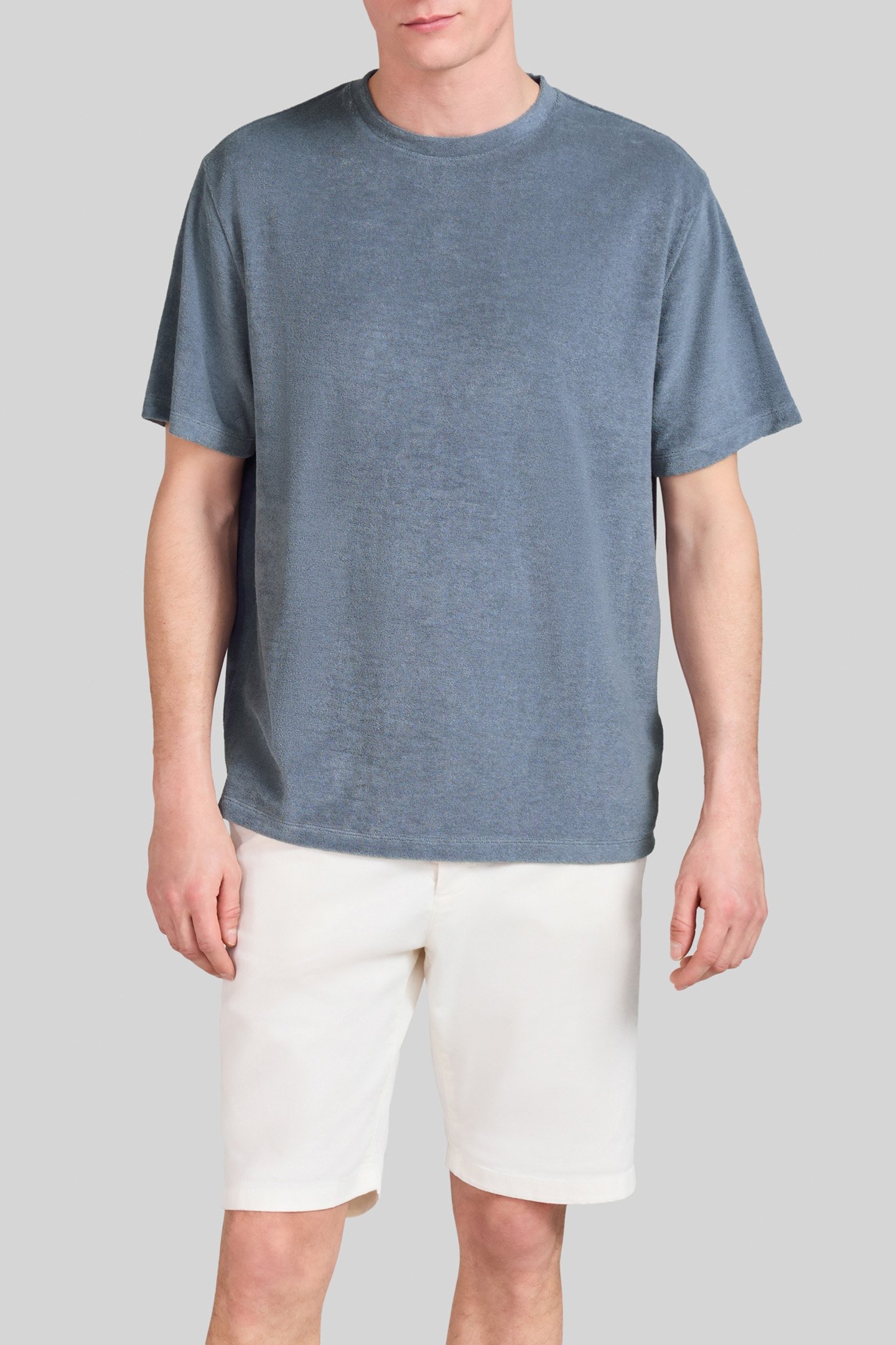 LIGHT BLUE TERRY T-SHIRT 1
