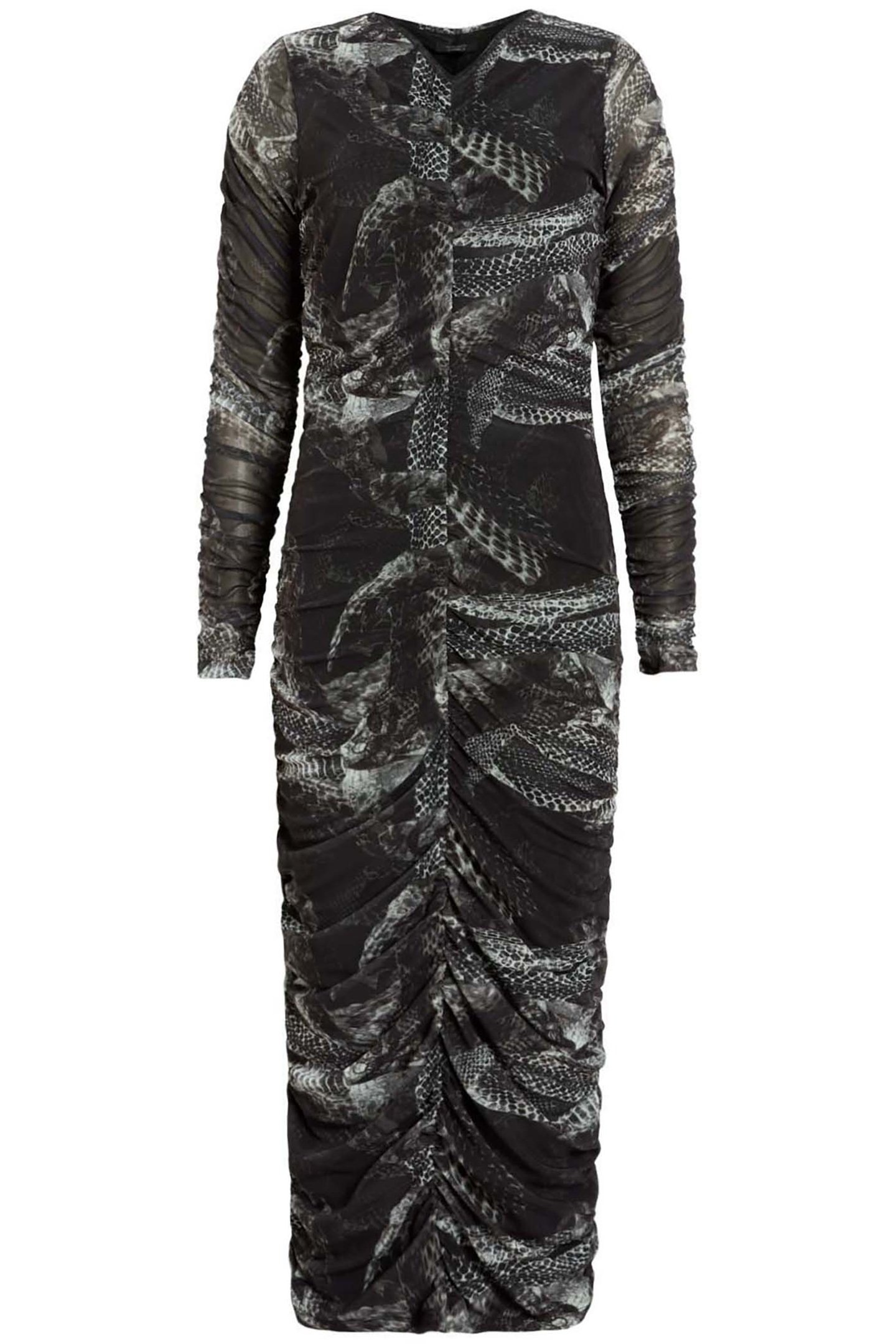 KEIKO MESH DRESS EVOLVE SLATE GREY 3