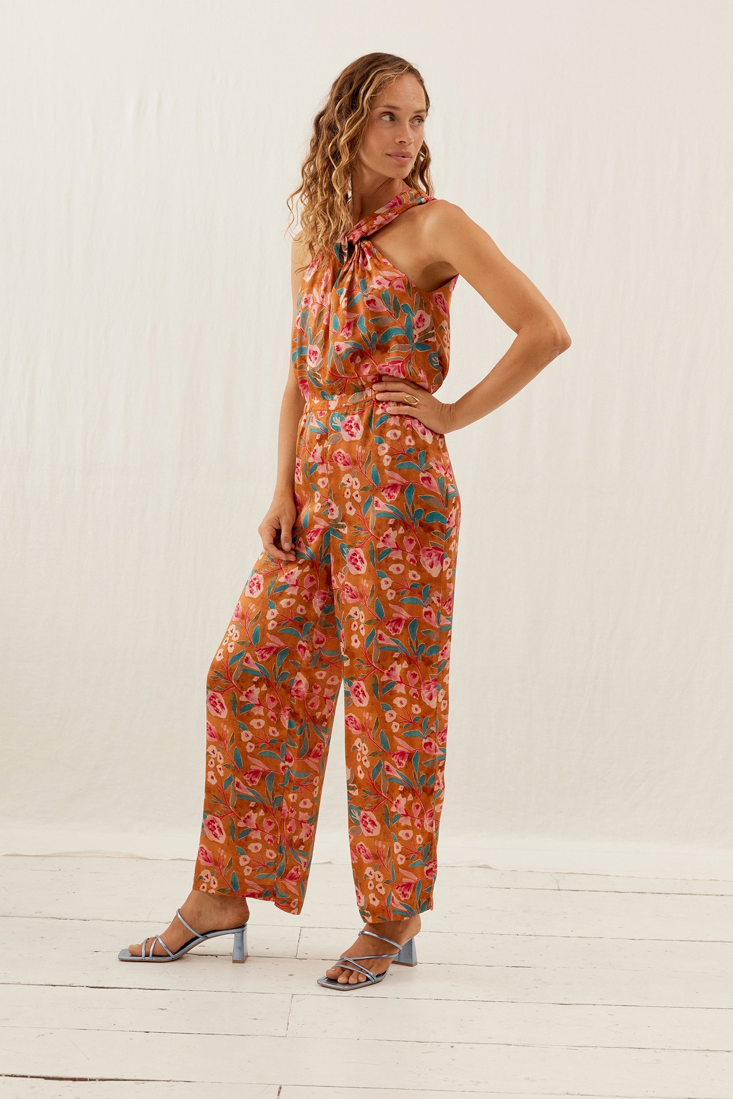 PANTS MELISSE CINNAMON POPPY BLOOM 2