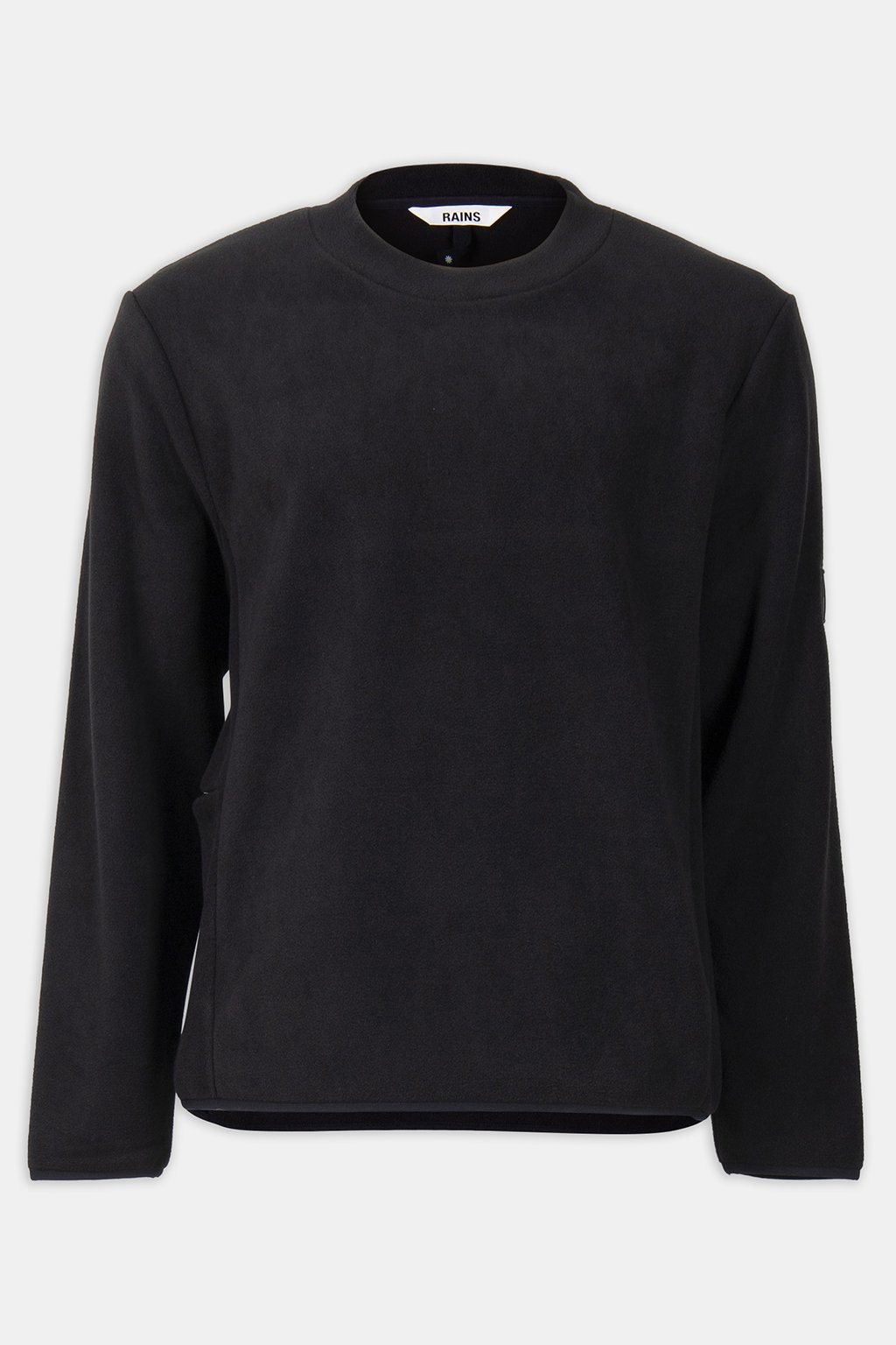 FLEECE CREW NECK T1 BLACK UNISEX 1