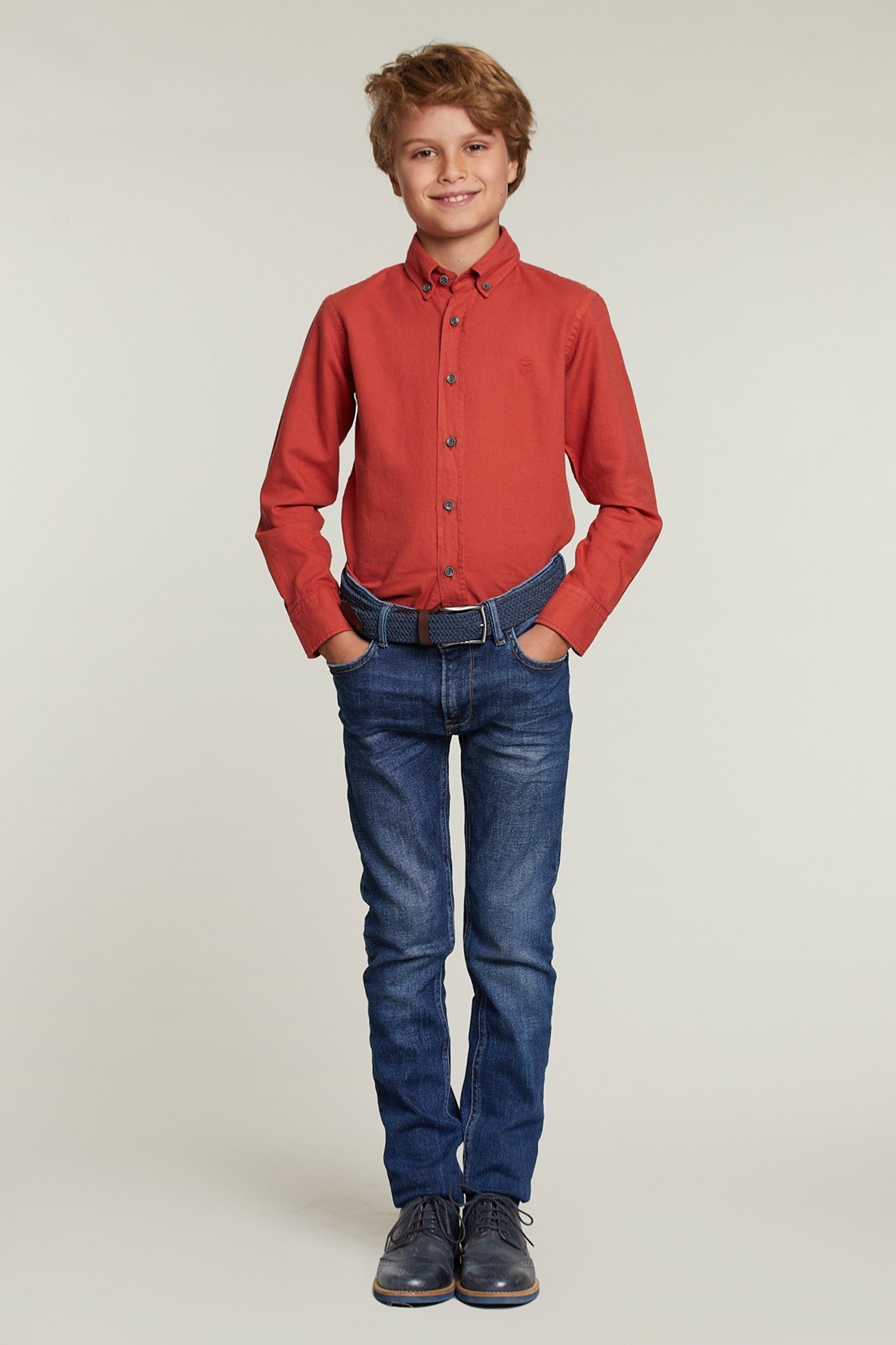 CUSTOM FIT COTTON SHIRT BLUSH 3