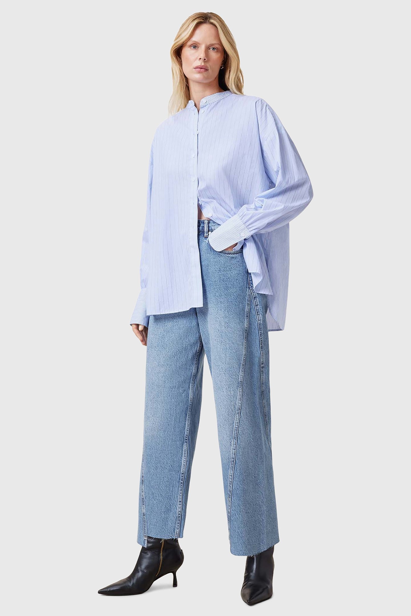 ANA STRIPE SHIRT PASTEL BLUE 3