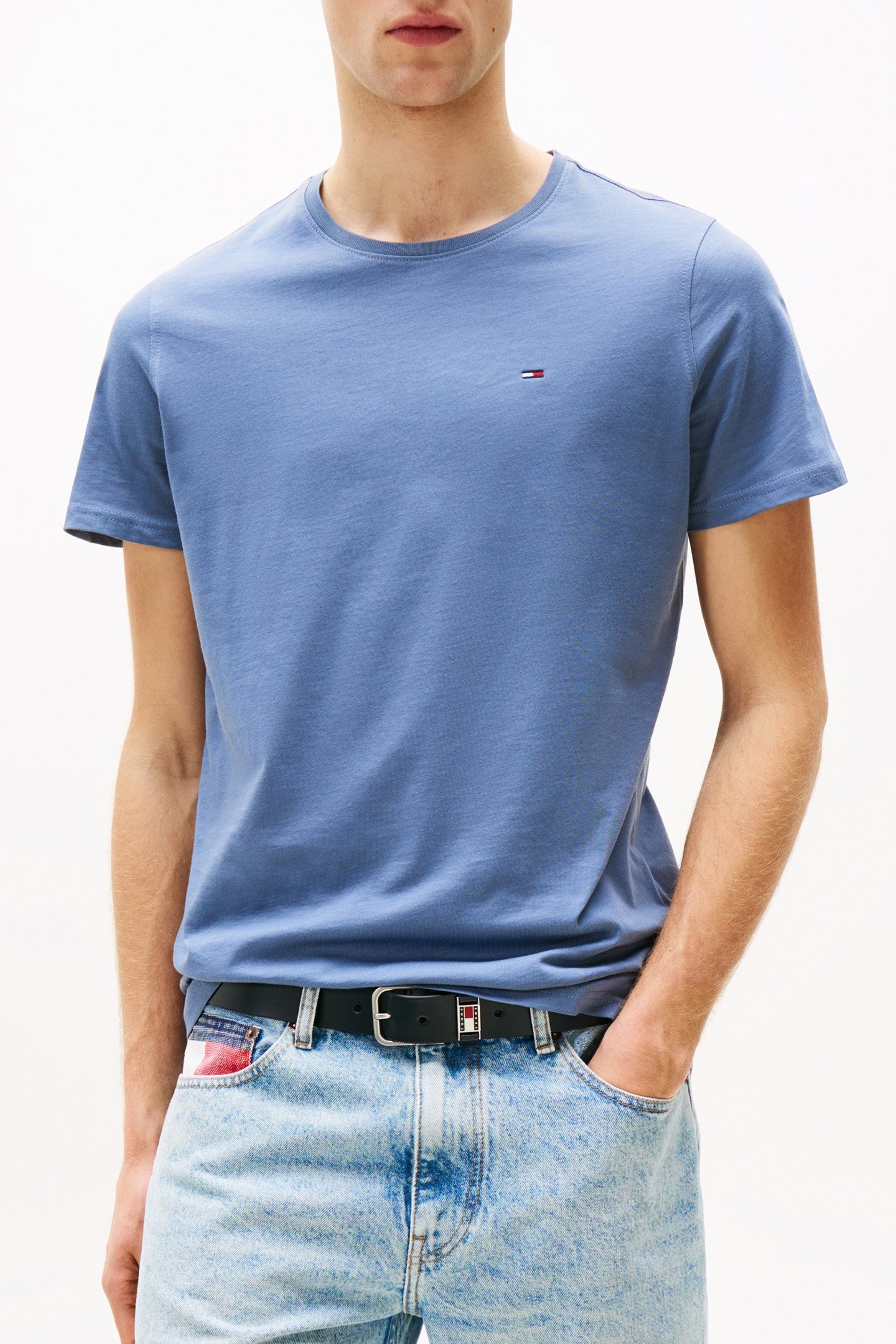 TJM XSLIM JERSEY TEE BLUE MOMENT 1