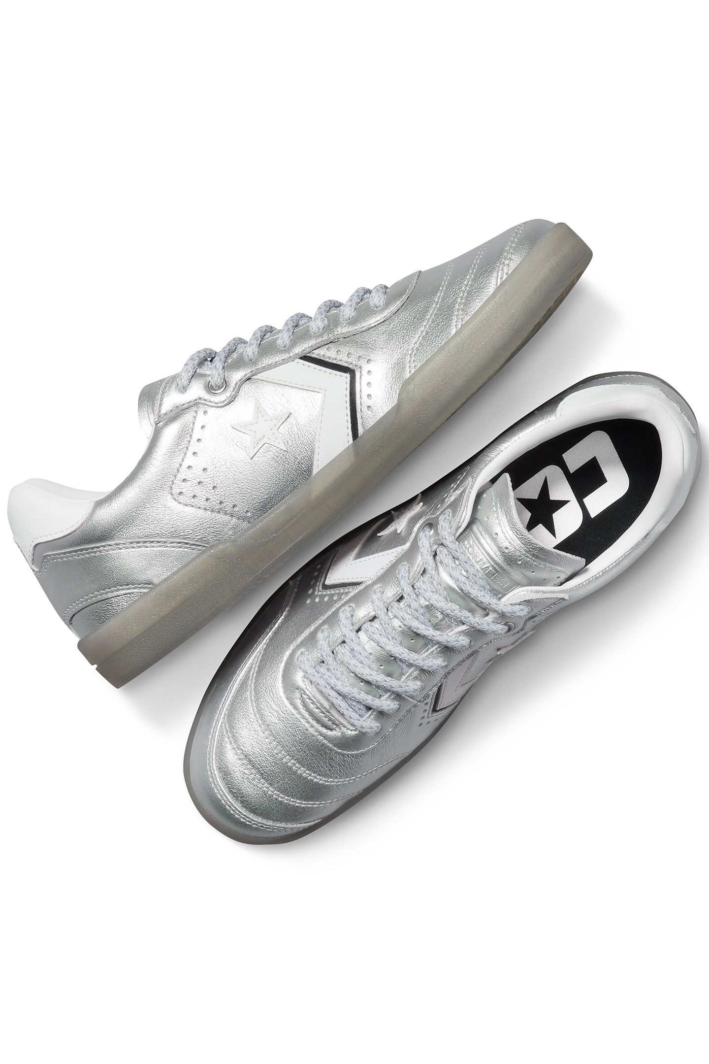 CONS LOUIE LOPEZ PRO 2 LEATHER SILVER/WHITE/BLACK 3