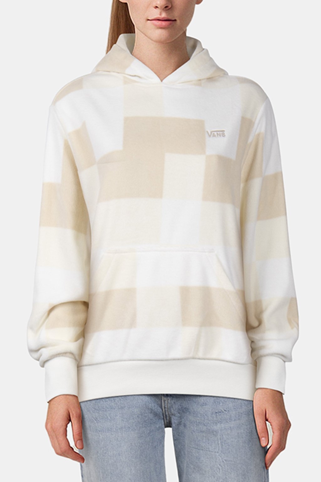 WINTER CHECKER BLOUSSANT HOODIE TURTLEDOVE 1