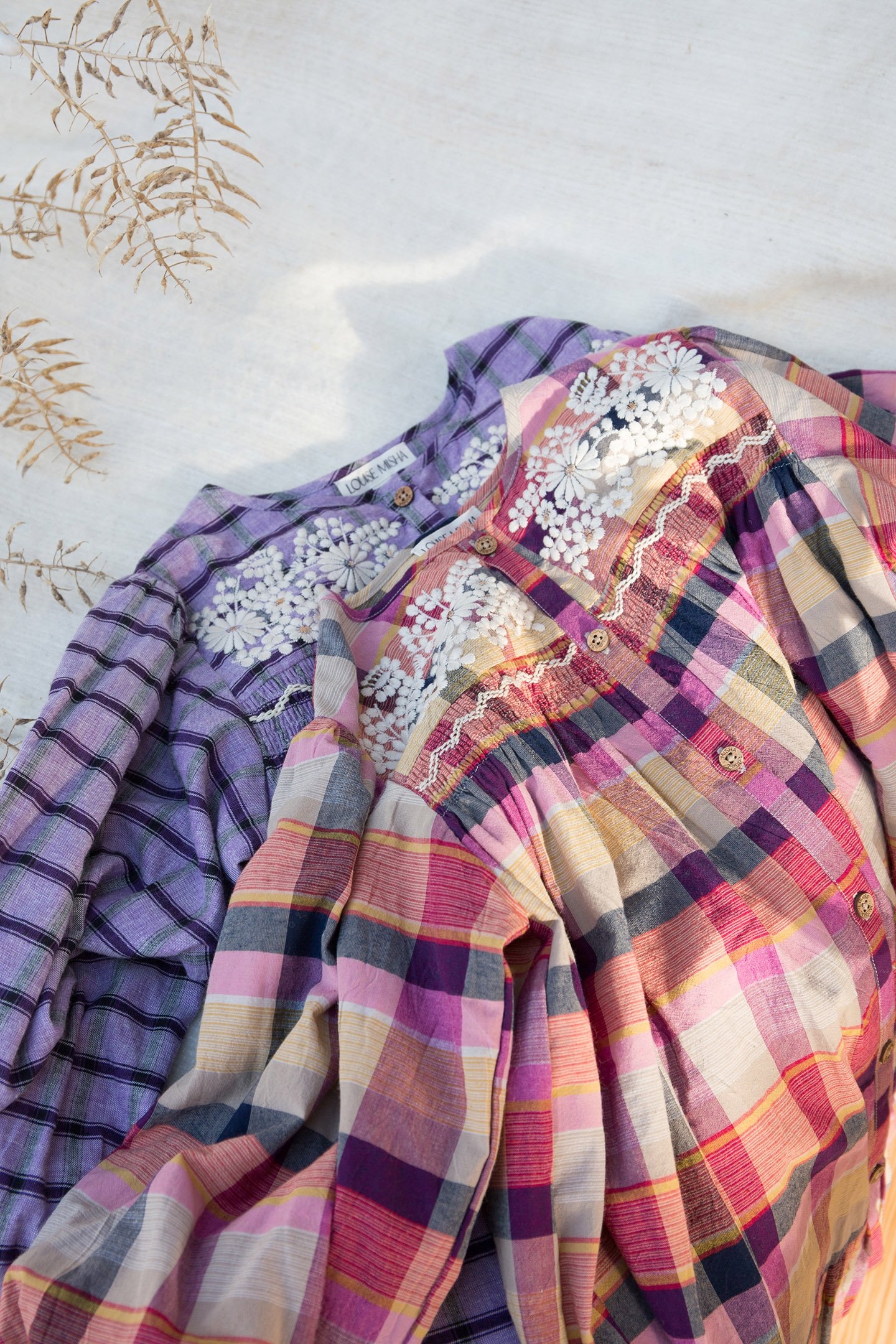 DRESS MASSILIA FUCHSIA TARTAN ROADS 7