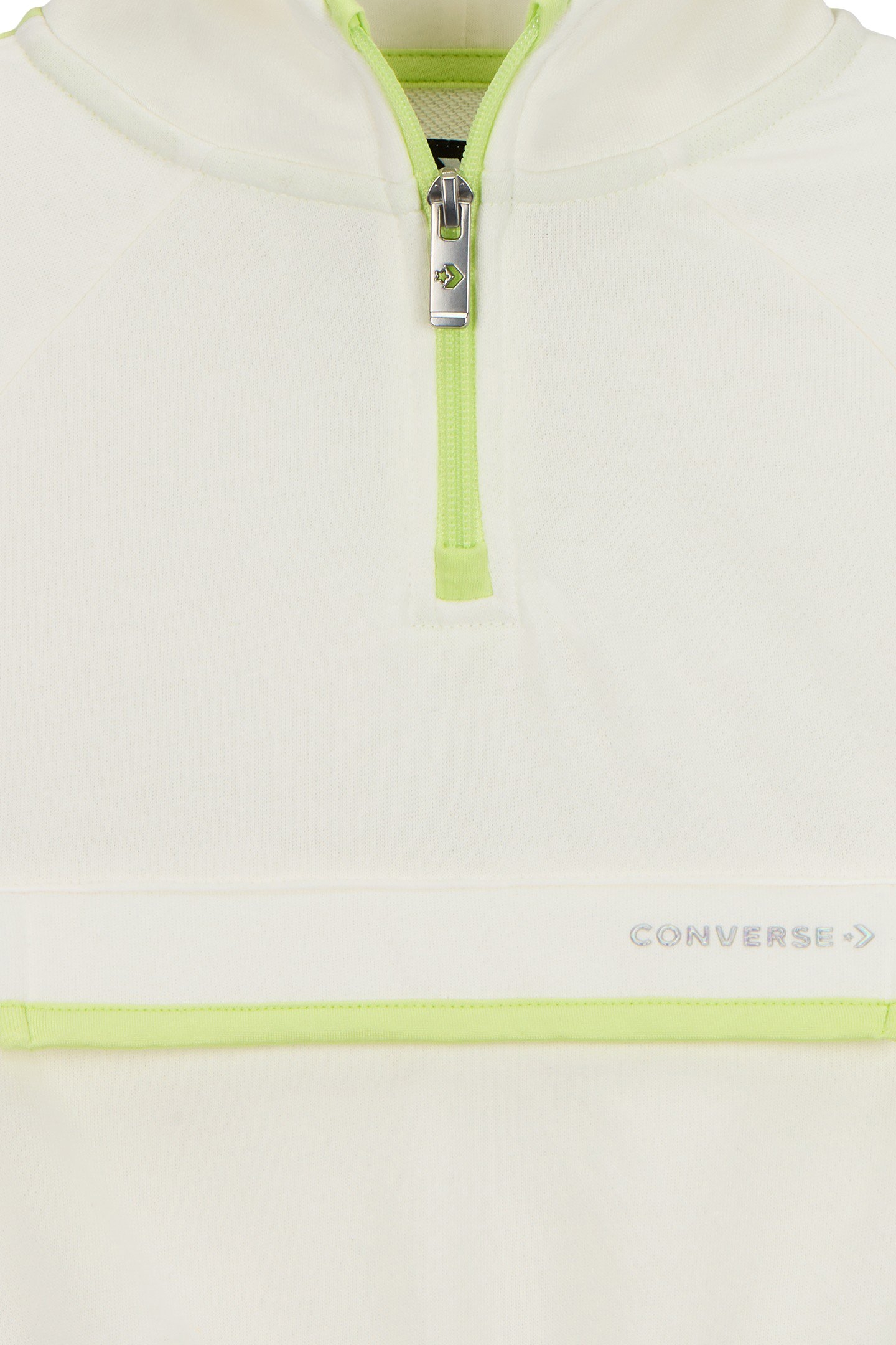 HALF-ZIP BOXY HOODIE EGRET 3