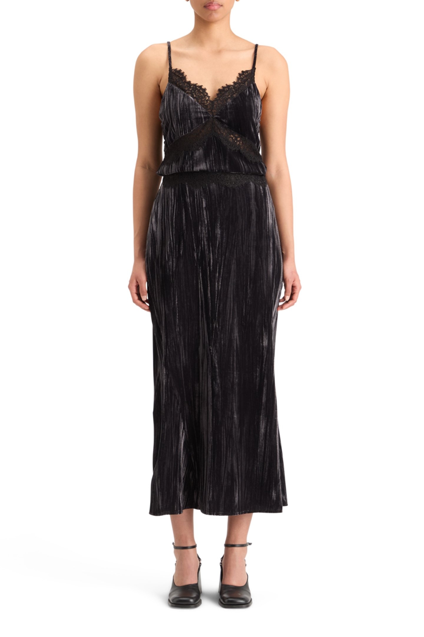 VELVET TANK TOP EVENING BLACK 3